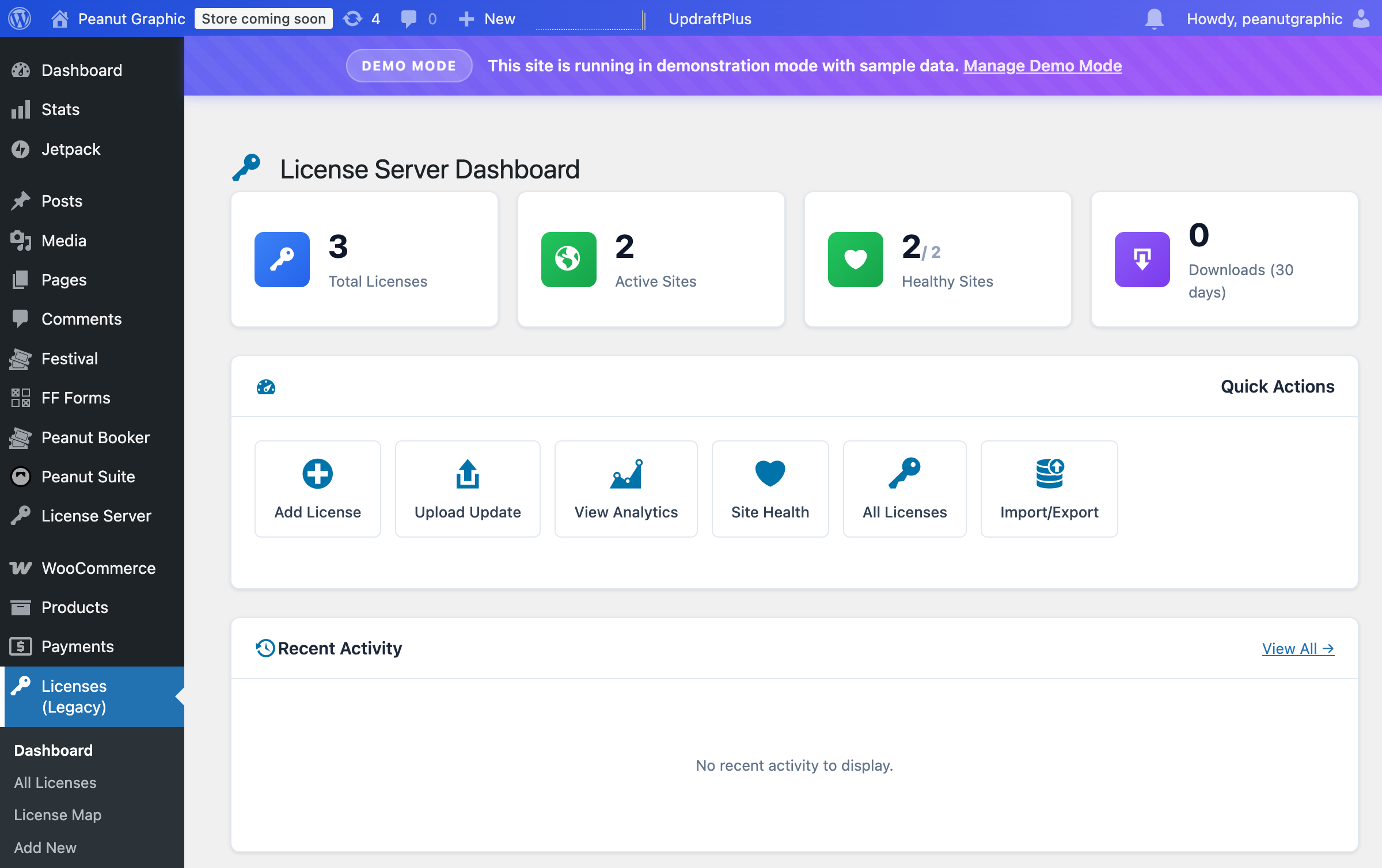 License Server Dashboard
